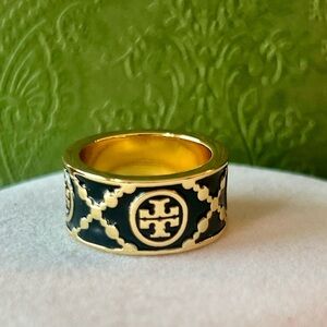 Tory Burch Icon T Monogram ring